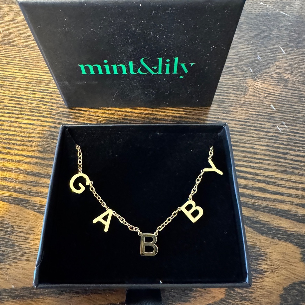 Letter Name Necklace